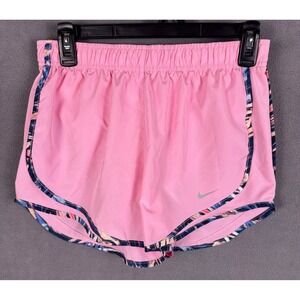 Nike Womens Dri Fit Pink Tempo Athletic Running Shorts Small